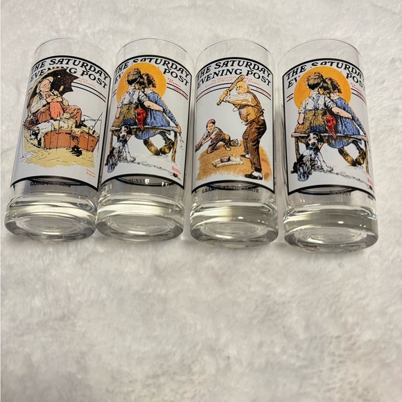 1987 VTG Saturday Evening Post Arby's Summer Scenes Collection Drinking Glasses - Picture 2 of 12